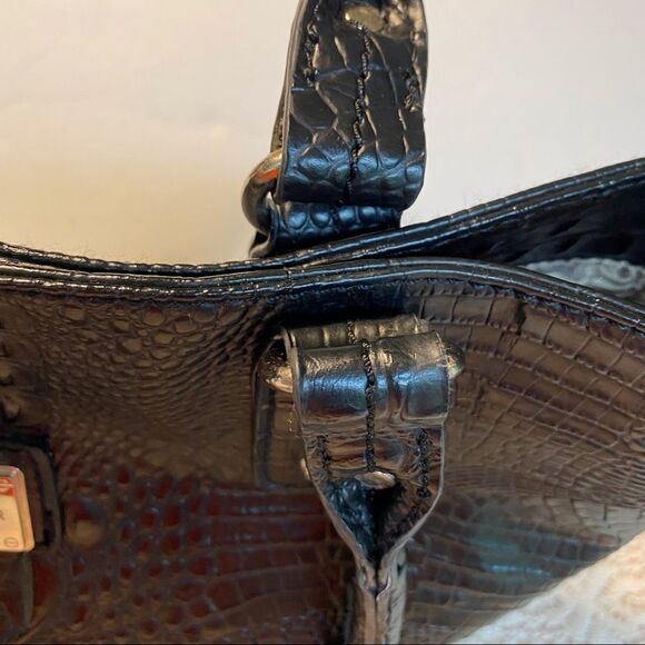 Marc Fisher Faux Leather Reptile Design Tote - Picture 9 of 12